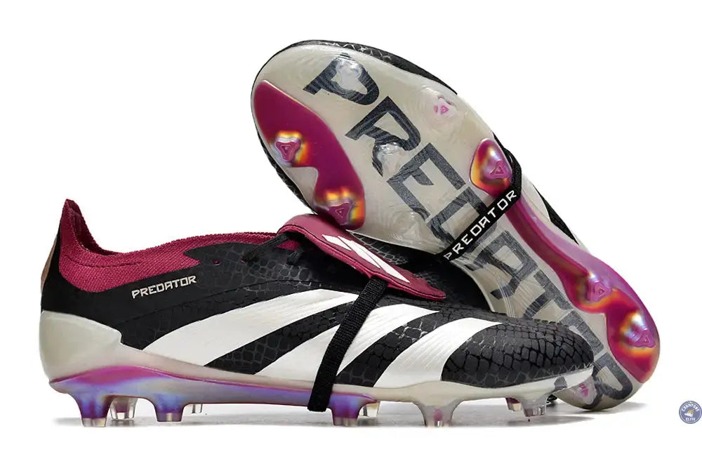 Image of Predator 30 Elite Foldover Tongue FG ’30th Anniversary’ - Noir/Bordeaux/Blanc