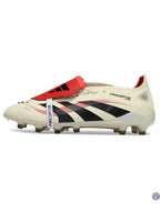 Predator Elite Fold-over Tongue AG Champagne - Blanc/Noir/Pure Ruby