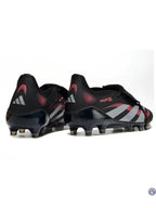 Predator Elite Fold-over Tongue AG Stealth Victory - Noir/Gris/Lucid Red