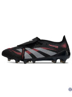 Predator Elite Fold-over Tongue AG Stealth Victory - Noir/Gris/Lucid Red