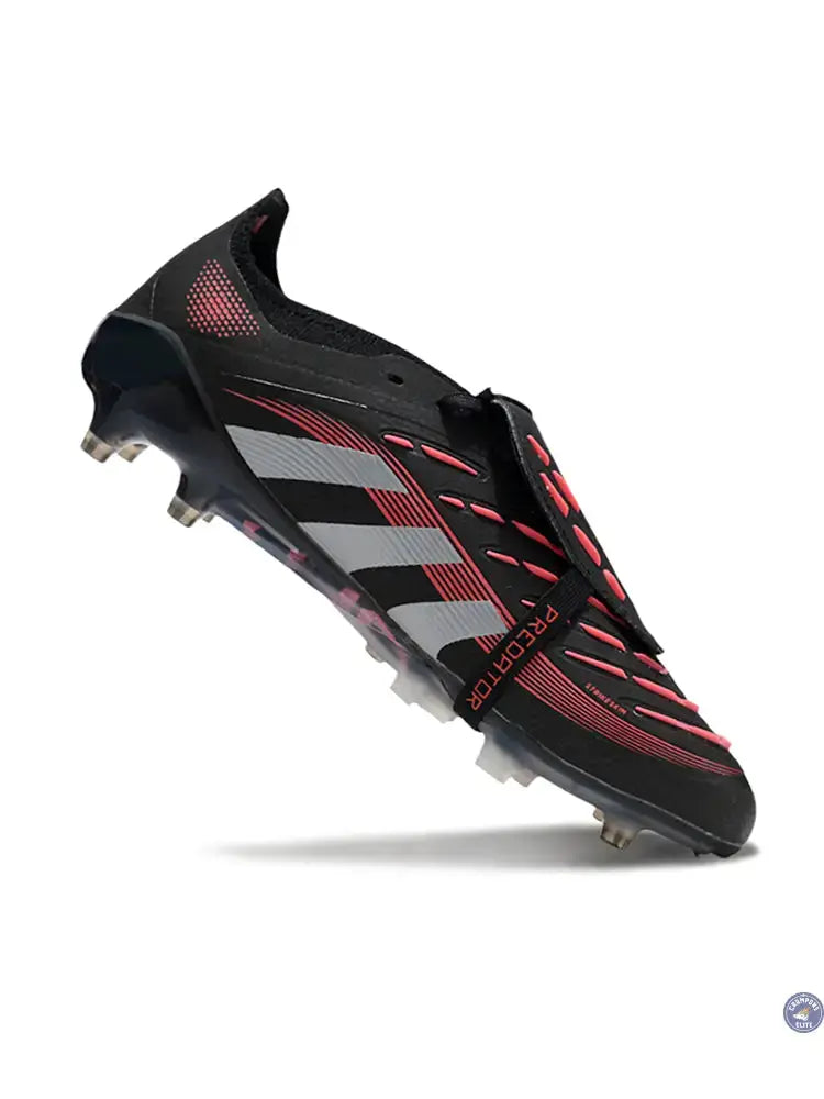 Image of Predator Elite Fold-over Tongue AG Stealth Victory - Noir/Gris/Lucid Red