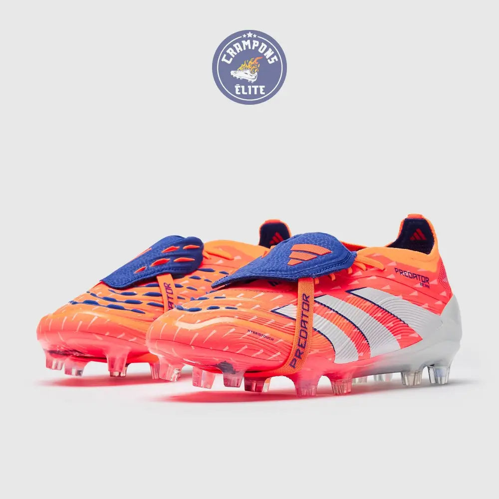 PREDATOR ELITE FOLD-OVER TONGUE FG CORAL BLAZE - CORAL/BLANC/BEAM ORANGE