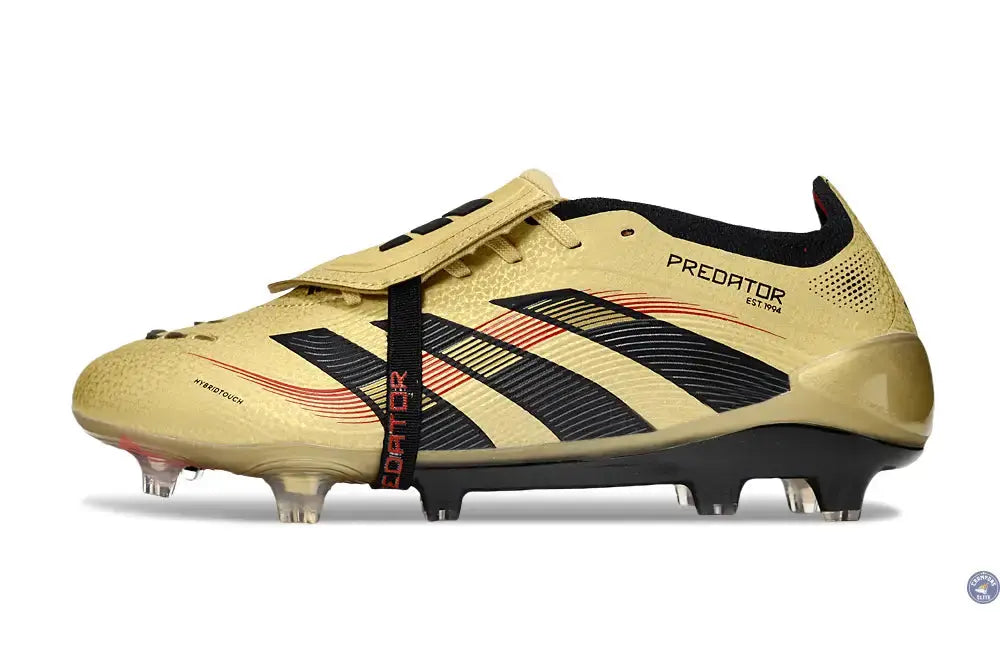 Image of Predator Elite Fold-over Tongue FG - OR/Noir/Rouge