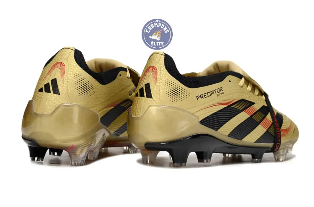 Image of Predator Elite Fold-over Tongue FG - OR/Noir/Rouge