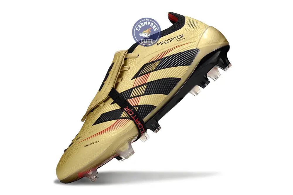 Image of Predator Elite Fold-over Tongue FG - OR/Noir/Rouge