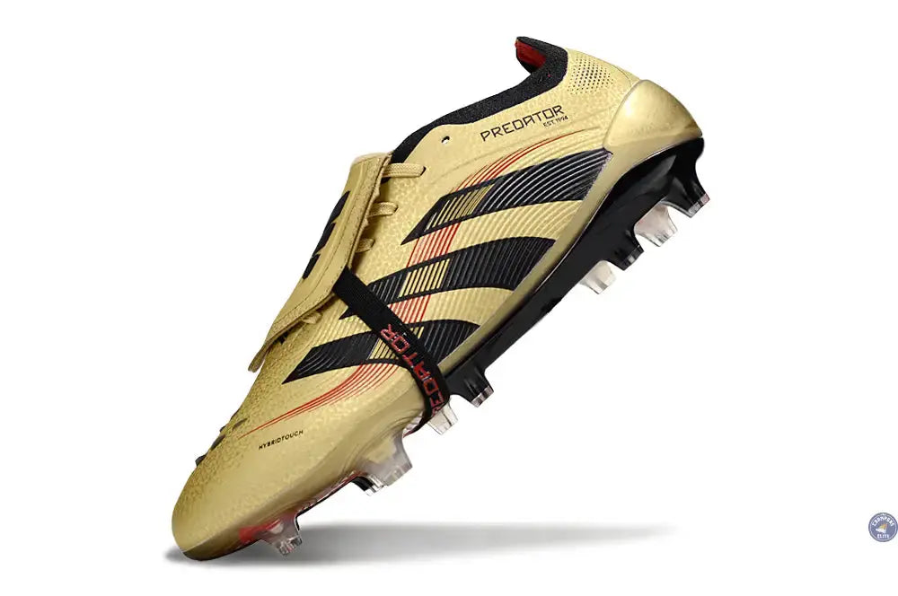 Image of Predator Elite Fold-over Tongue FG - OR/Noir/Rouge