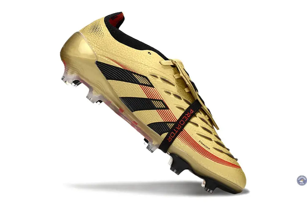 Image of Predator Elite Fold-over Tongue FG - OR/Noir/Rouge