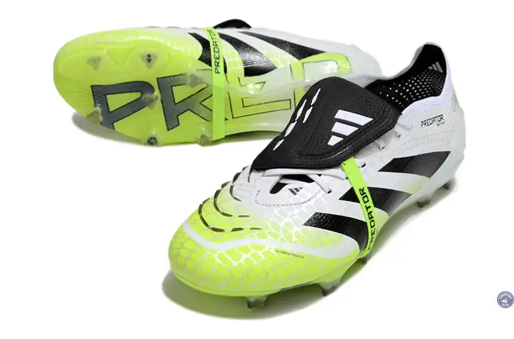 Image of Predator Elite Fold-over Tongue FG Radiant Blaze - Blanc/Noir/Vert