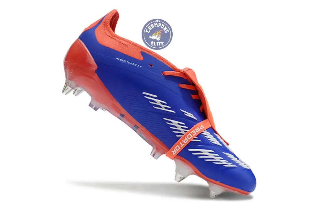 Image of Predator Elite Fold-over Tongue SG Advancement - Bleu/Blanc/Rouge