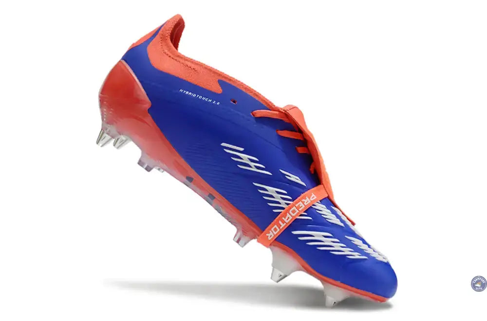 Predator Elite Fold-over Tongue SG Advancement - Bleu/Blanc/Rouge