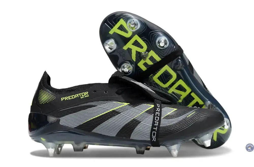 Predator Elite Fold-over Tongue SG - Electric Stealth - Noir/Vert Fluo SG