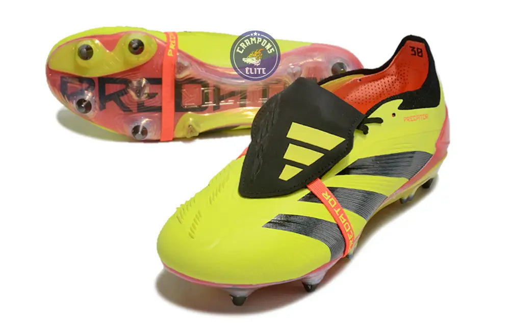 Predator Elite Fold-over Tongue SG Energy Citrus - Jaune/Noir/Rouge