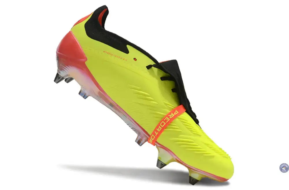 Image of Predator Elite Fold-over Tongue SG Energy Citrus - Jaune/Noir/Rouge