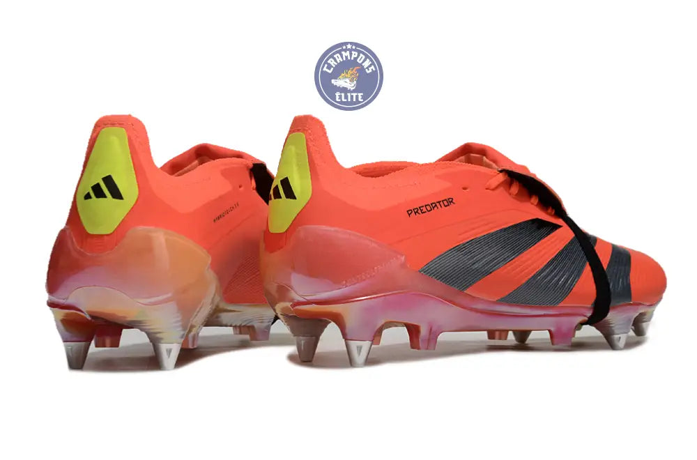 Image of Predator Elite Fold-over Tongue SG Predstrike - Rouge/Noir/Jaune ÉDITION LIMITÉE