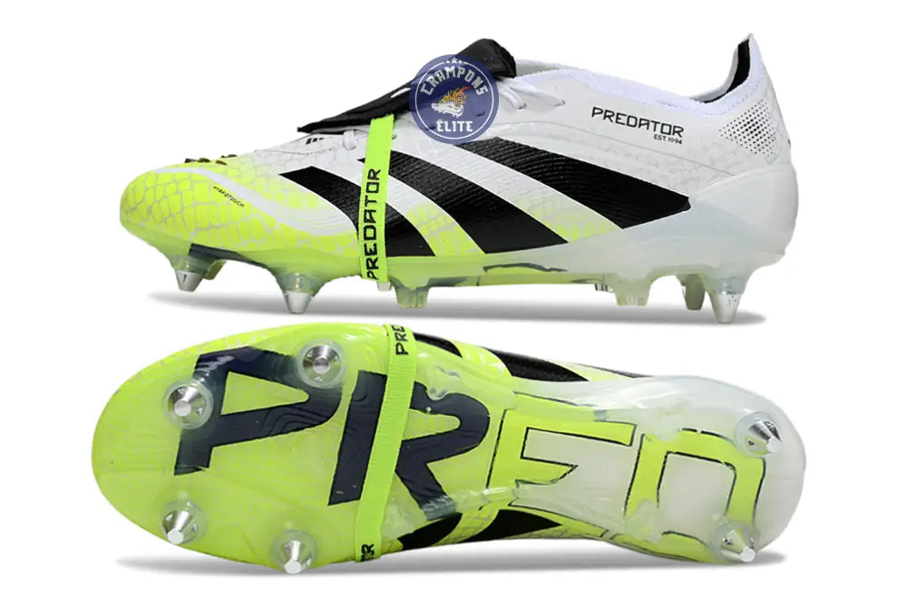 Predator Elite Fold-over Tongue SG - Radiant Blaze - Blanc/Noir/Fluo SG