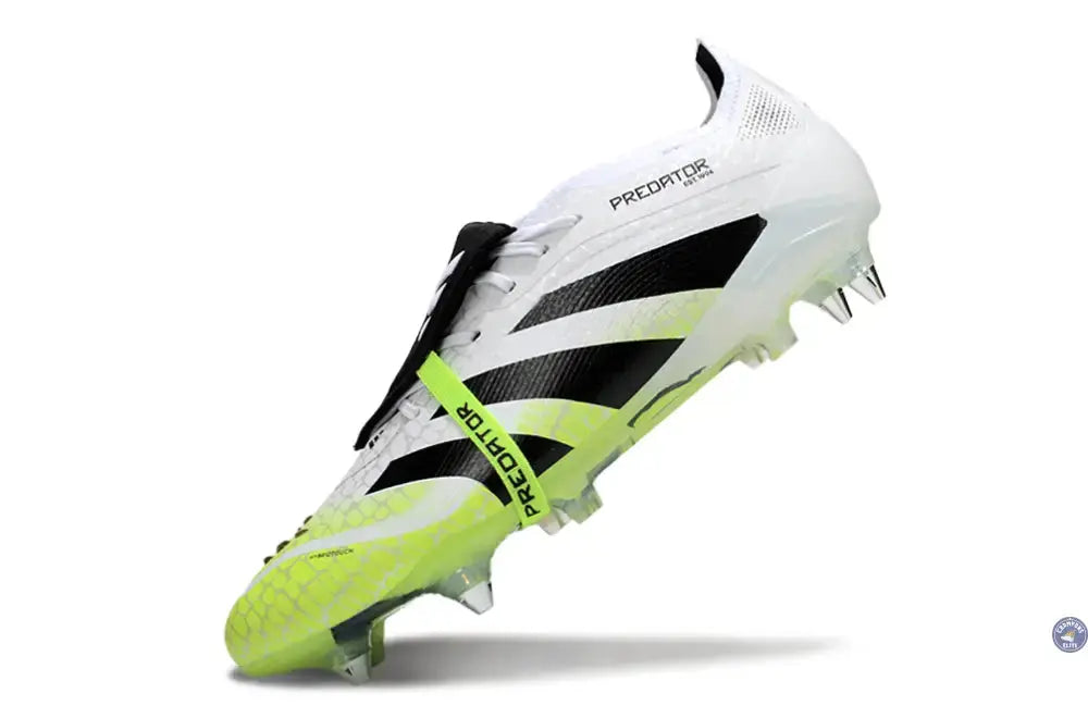 Image of Predator Elite Fold-over Tongue SG - Radiant Blaze - Blanc/Noir/Fluo SG