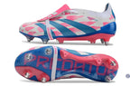 Predator Elite Fold-over Tongue SG Reemergence - Blanc/Bleu/Rose