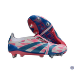 Predator Elite Fold-over Tongue SG Reemergence - Blanc/Bleu/Rose