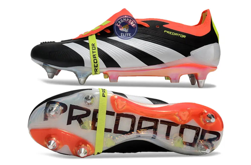 Image of Predator Elite Fold-over Tongue SG Solar Energy - Noir/Blanc/Rouge