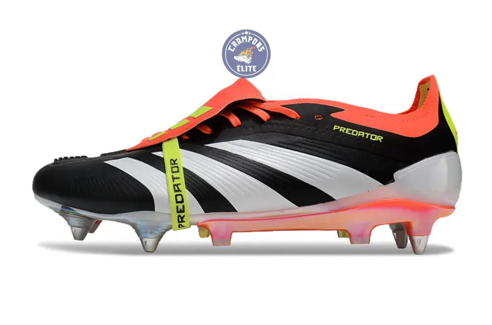 Image of Predator Elite Fold-over Tongue SG Solar Energy - Noir/Blanc/Rouge