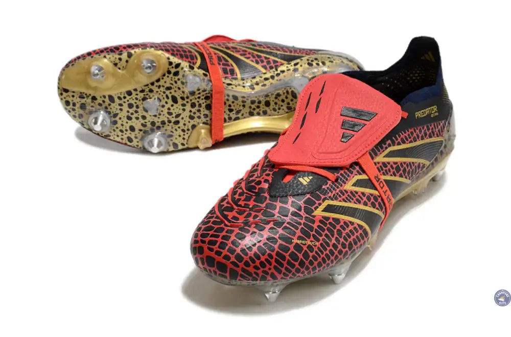 Image of Predator Elite Fold-over Tongue SG Year of the Snake - Lucid Red/Doré/Noir ÉDITION LIMITÉE