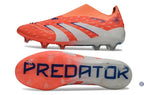 PREDATOR ELITE LACELESS FG CORAL BLAZE - CORAL/BLANC/BEAM ORANGE