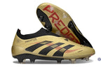 Predator Elite Laceless FG - Or/Noir/Rouge
