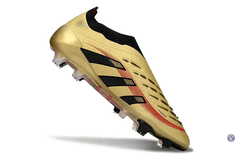Image of Predator Elite Laceless FG - Or/Noir/Rouge