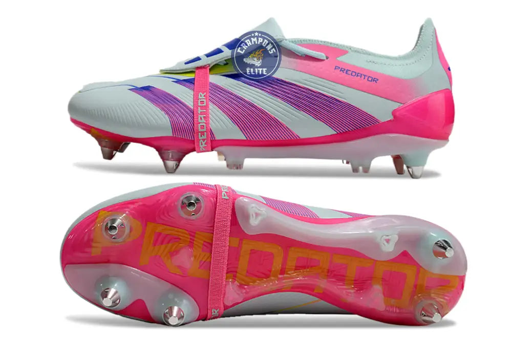 Predator Elite SG - Blanc/Rose/Violet/Bleu/Jaune