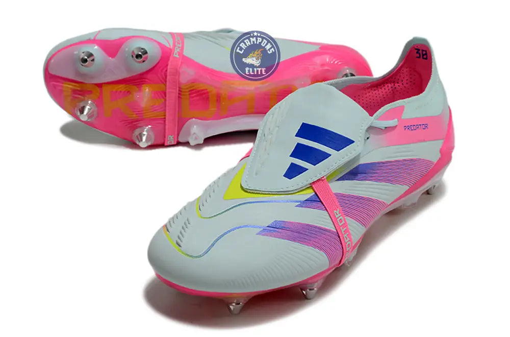 Image of Predator Elite SG - Blanc/Rose/Violet/Bleu/Jaune