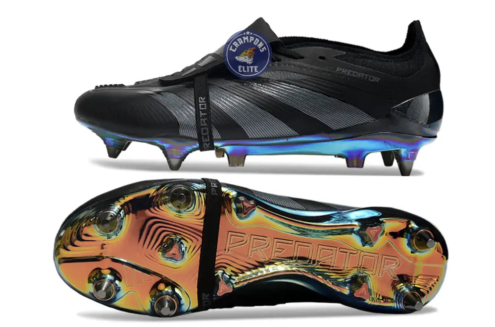 Image of Predator Elite SG - Noir/Bleu/Doré