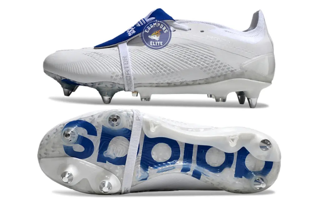 Image of Predator Elite x Beckham Elite Tongue SG - Blanc/Bleu