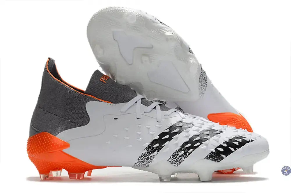 Predator Freak.1 FG - Blanc/Gris/Orange