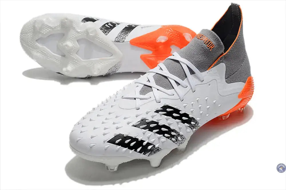 Image of Predator Freak.1 FG - Blanc/Gris/Orange
