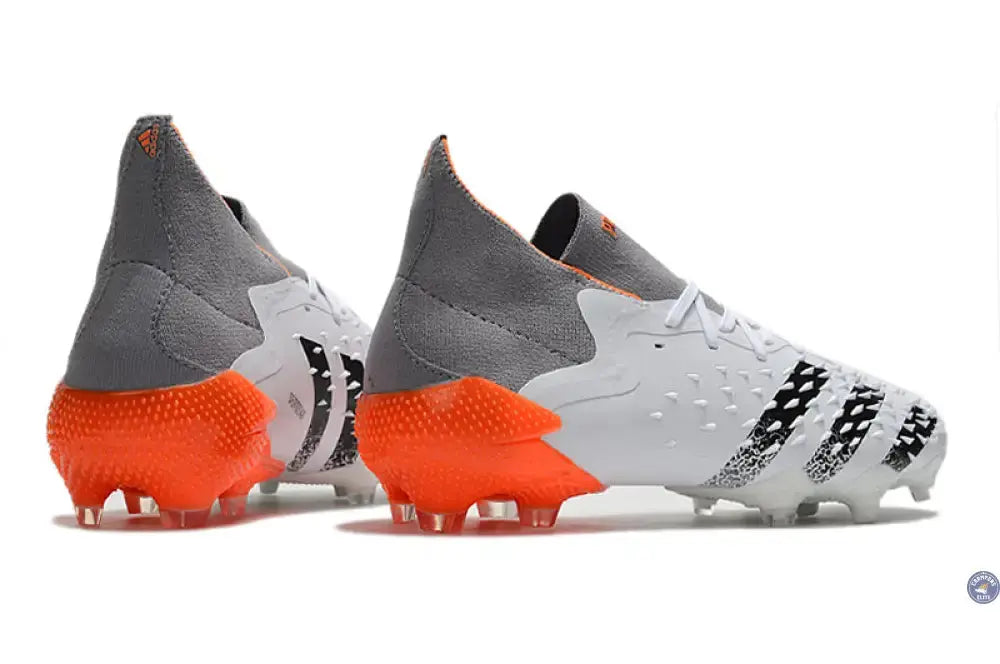 Image of Predator Freak.1 FG - Blanc/Gris/Orange