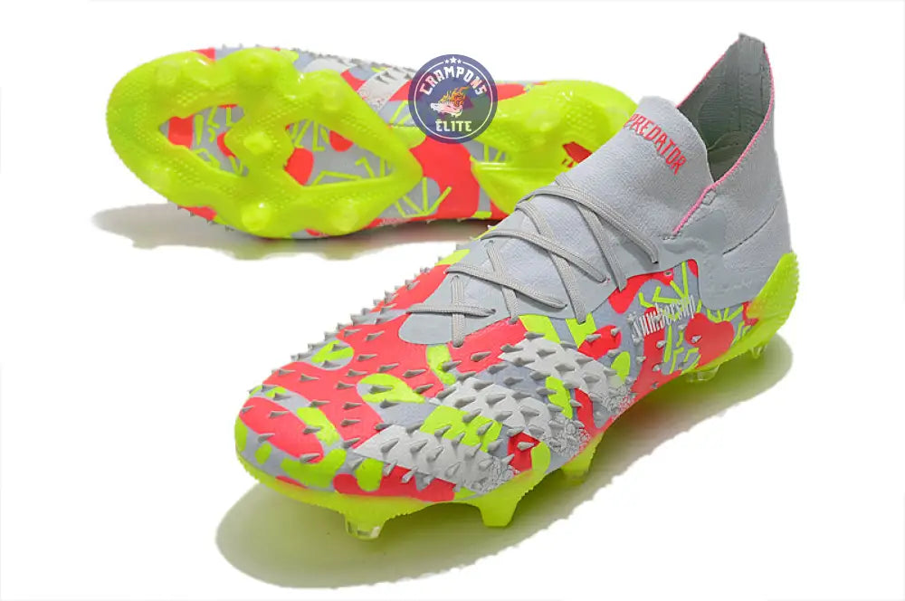 Image of Predator Freak.1 FG - Blanc/Rouge/Jaune Fluo