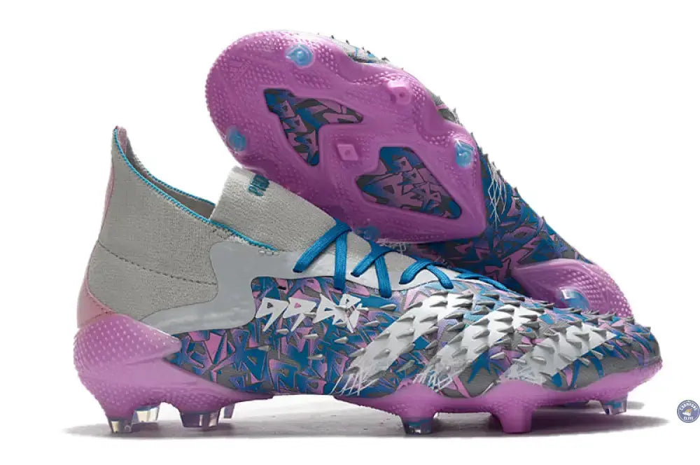 Predator Freak.1 FG - Bleu/Rose/Gris
