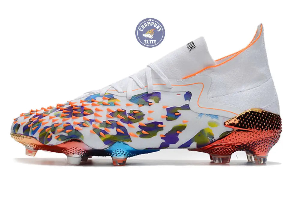 Image of Predator Freak.1 Vegan FG Paul Pogba X Stella McCartney - Blanc/Noir/Orange ÉDITION LIMITÉE