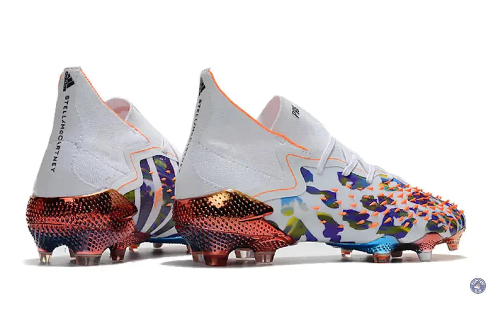 Predator Freak.1 Vegan FG Paul Pogba X Stella McCartney - Blanc/Noir/Orange ÉDITION LIMITÉE