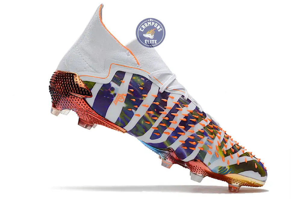 Image of Predator Freak.1 Vegan FG Paul Pogba X Stella McCartney - Blanc/Noir/Orange ÉDITION LIMITÉE