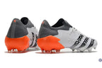 Predator Freak Basse Lacets FG - Blanc/Noir/Orange