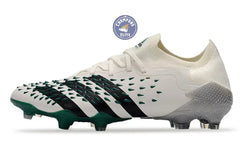 Image of Predator Freak Basse Lacets FG Equipment - Blanc/Noir/Vert ÉDITION LIMITÉE
