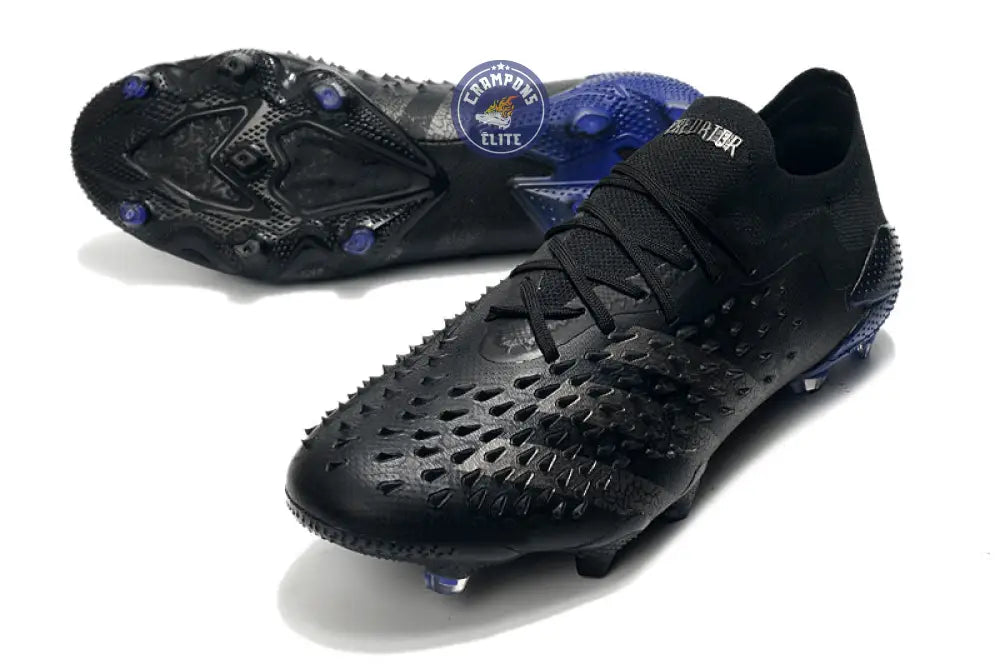 Predator Freak Basse Lacets FG Escapelight - Noir/Argenté