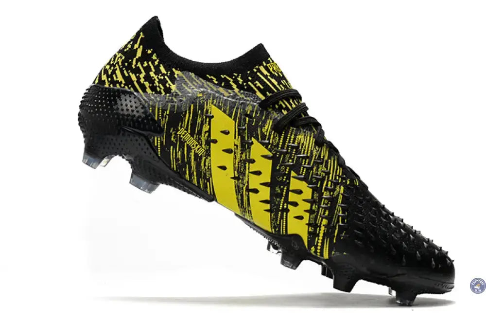 Predator Freak Basse Lacets FG - Noir/Jaune