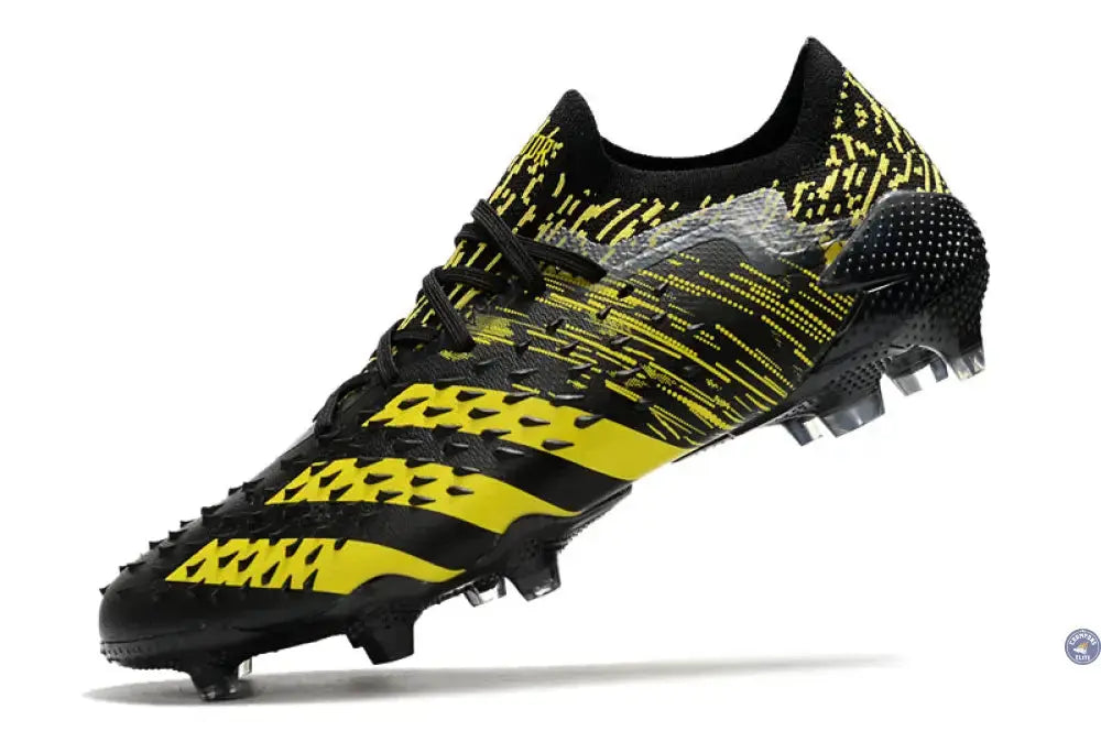 Predator Freak Basse Lacets FG - Noir/Jaune