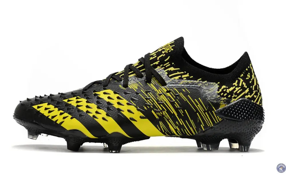 Image of Predator Freak Basse Lacets FG - Noir/Jaune