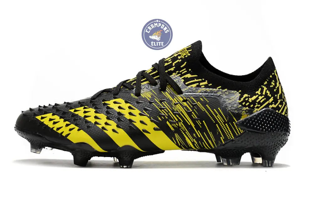 Image of Predator Freak Basse Lacets FG - Noir/Jaune
