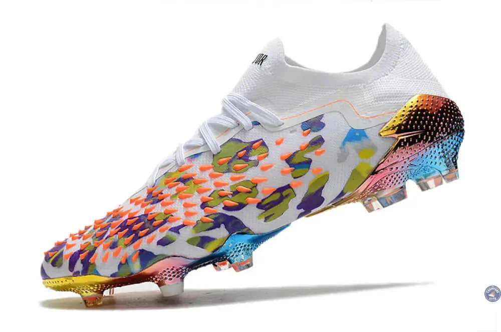 Predator Freak Basse Lacets FG Paul Pogba X Stella McCartney - Blanc/Noir/Orange ÉDITION LIMITÉE