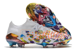 Image of Predator Freak Basse Lacets FG Paul Pogba X Stella McCartney - Blanc/Noir/Orange ÉDITION LIMITÉE