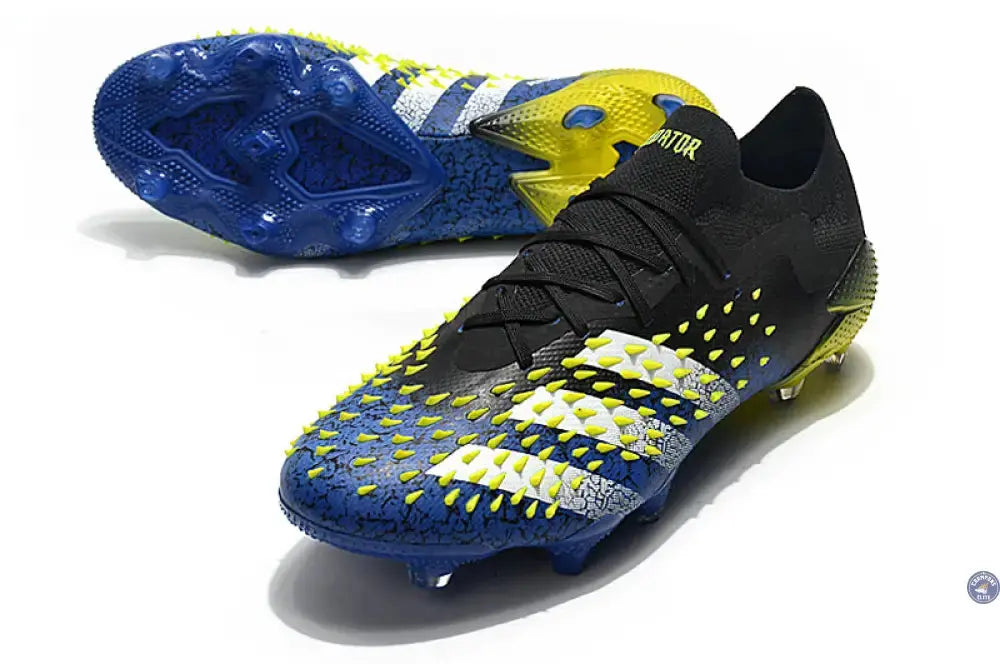 Image of Predator Freak Basse Lacets FG Superlative - Noir/Blanc/Jaune